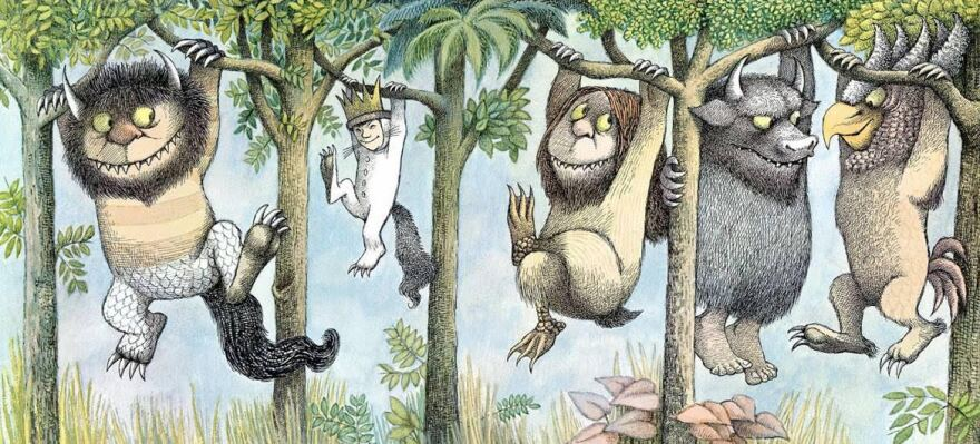 Image from the book “Where The Wild Things Are” by Maurice Sendak.